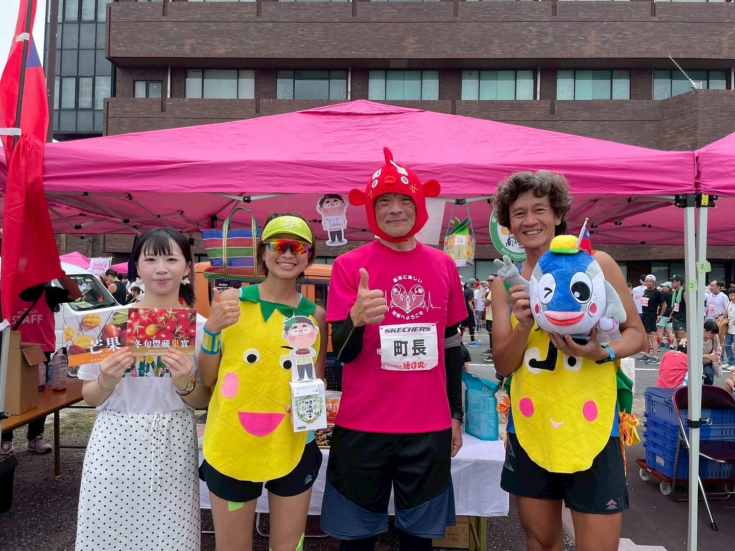 運動結合農業外交 臺南農漁特產再度亮相日本伊豆稲取KINME馬拉松