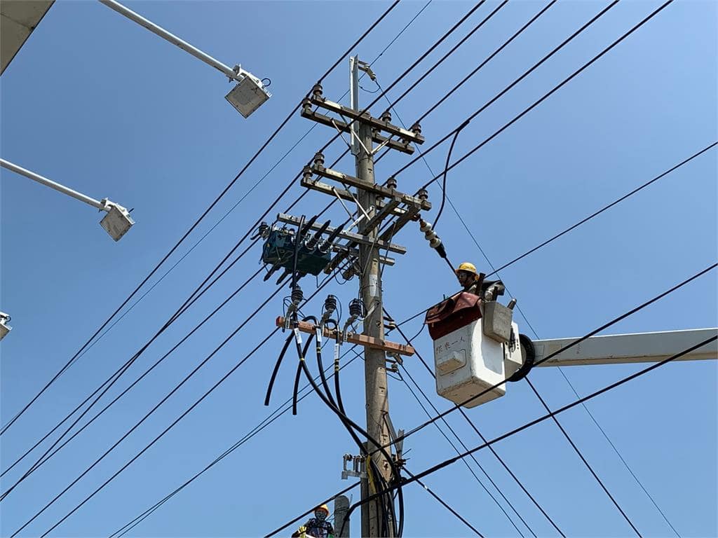 台電第一時間赴現場搶修圖經濟部提供