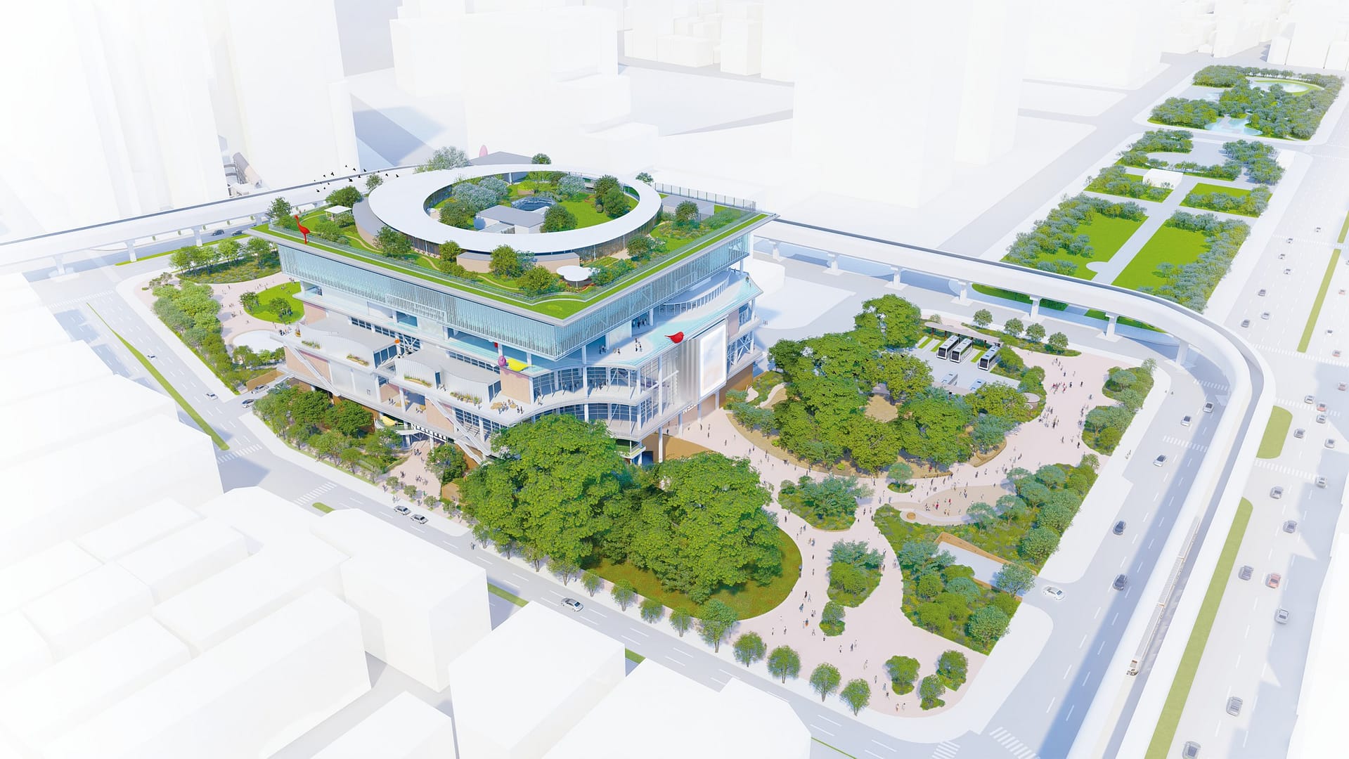 國家兒童未來館示意圖南向