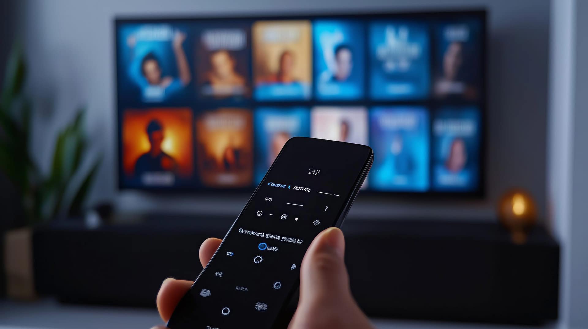 Modern OTT App Interface with Live-Action Image Style for Engaging UX